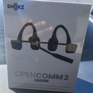 Shokz OpenComm 2 UC USB-A Bone Conduction Stereo Bluetooth Headset BRAND NEW